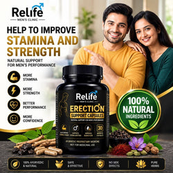 ReLife Erection Support Capsules – Natural Ayurvedic Support for Men’s Performance