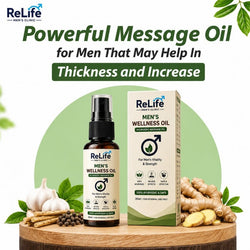 ReLife Men’s Wellness Oil – Natural Ayurvedic Support for Men’s Vitality & Strength