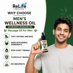 ReLife Men’s Wellness Oil – Natural Ayurvedic Support for Men’s Vitality & Strength